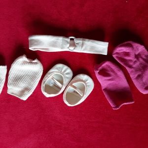 American Girl ballerina shoes & leggings